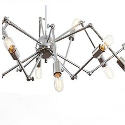 Rustic/Lodge Painting Feature for Designers Metal Study Room/Office Indoor Shops/Cafes 2 Bulbs Chandelier