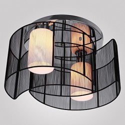 Ceiling Light Modern Design Bedroom 2 Lights Black