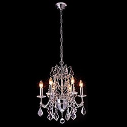 Modern/Contemporary Traditional/Classic Country Chrome Feature for Crystal MetalLiving Room Bedroom Dining Room Game Room Chandelier