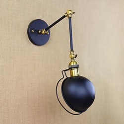 Industrial Retro European Style Village Character Lighting Decorative Wall Lamp Iron arm