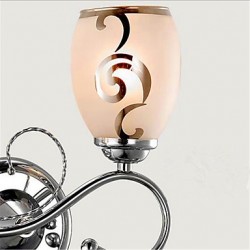 6w E27 Modern/Contemporary Electroplated Feature for Crystal / LED / Mini Style / Bulb Included,Ambient Light Wall Sconces