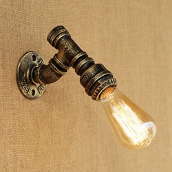 40W E26/E27 Country Retro Vintage Painting Feature for Mini Style Bulb IncludedAmbient Light Wall Sconces Wall Light