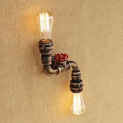 80W E26/E27 Rustic/Lodge Country Brass Feature for Mini Style Bulb IncludedAmbient Light Wall Sconces Wall Light