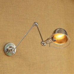 40W E14 Modern/Contemporary Country Chrome Feature for Swing Arm Bulb Included Eye Protection,Downlight Swing Arm LightsWall