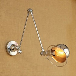 40W E14 Modern/Contemporary Country Chrome Feature for Swing Arm Bulb Included Eye Protection,Downlight Swing Arm LightsWall