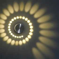 Hot Sell 3W LED Modern Light Aluminum Flush Mount Wall Lamp LED Integrated