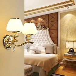 40W E14 Modern/Contemporary Electroplated Feature for Crystal,Ambient Light Wall Sconces Wall Light