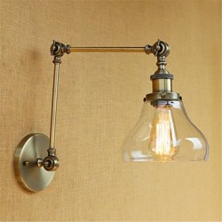 40W E26/E27 Country Retro Electroplated Feature for Mini Style Bulb Included Eye Protection,Ambient Light Swing Arm LightsWall