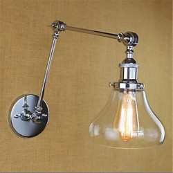 40W E26/E27 Country Retro Electroplated Feature for Mini Style Bulb Included Eye Protection,Ambient Light Swing Arm LightsWall