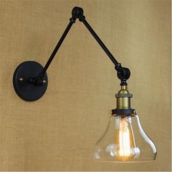 40W E26/E27 Country Retro Electroplated Feature for Mini Style Bulb Included Eye Protection,Ambient Light Swing Arm LightsWall