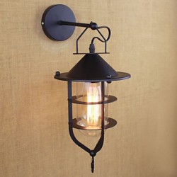 40W E26/E27 Country Retro Painting Feature for Mini Style Bulb Included Eye Protection,Ambient Light Wall Sconces