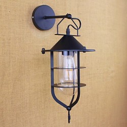 40W E26/E27 Country Retro Painting Feature for Mini Style Bulb Included Eye Protection,Ambient Light Wall Sconces