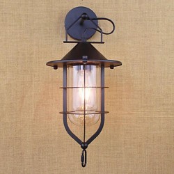 40W E26/E27 Country Retro Painting Feature for Mini Style Bulb Included Eye Protection,Ambient Light Wall Sconces