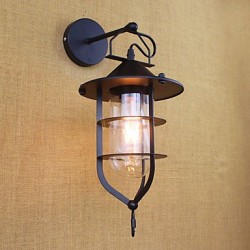 40W E26/E27 Country Retro Painting Feature for Mini Style Bulb Included Eye Protection,Ambient Light Wall Sconces