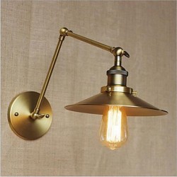 40W E26/E27 Modern/Contemporary Country Retro Electroplated Feature for Swing Arm Bulb Included,Ambient LightSwing