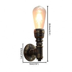 4W E27 Led Light SWall Light LED Wall Sconces Wall Iron Wall Lamp Dumb Black Lightsaber Lamp On Wall Europe And The United States