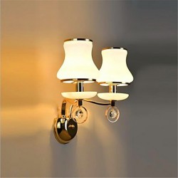 10W E14 Modern/Contemporary Electroplated Feature for Crystal LED Mini Style Eye Protection LED Wall Lights