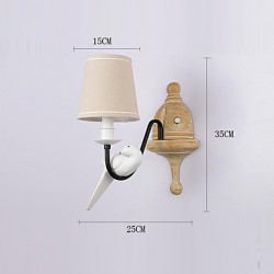 2*60 E14 E12 Rustic/Lodge Simple Vintage Painting FeatureAmbient Light Wall Sconces Wall Light