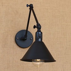 60 E26/E27 Country Retro Painting Feature for Mini Style Swing Arm Eye Protection Downlight Swing Arm Lights