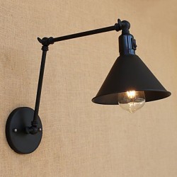 60 E26/E27 Country Retro Painting Feature for Mini Style Swing Arm Eye Protection Downlight Swing Arm Lights