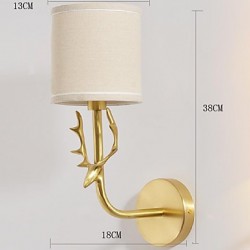 AC110 40W E12/E14 Simple Vintage Traditional/Classic Brass Feature for Mini Style ,Ambient Light Wall Sconces Wall Light