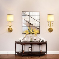 AC110 40W E12/E14 Simple Vintage Traditional/Classic Brass Feature for Mini Style ,Ambient Light Wall Sconces Wall Light