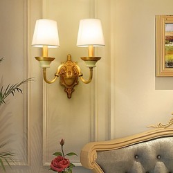 E12/E14 Simple Country Traditional/Classic Brass Feature for Mini Style Bulb IncludedUplight Wall Sconces Wall Light K