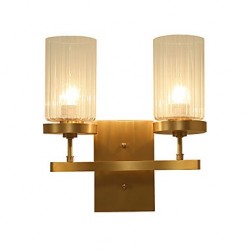 5 E26/E27 Simple Traditional/Classic Country Brass Feature for Mini Style Bulb Included,Uplight Wall Sconces Wall Light