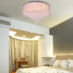 Max 20W Modern/Contemporary Crystal Electroplated Flush Mount Living Room / Bedroom / Dining Room