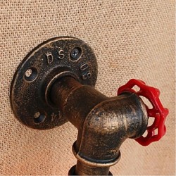 40W E27 Nostalgia Simple Water Pipe Decorative Small Wall Lamp Wall Light