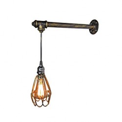 Max 60W Loft vintage Wall Lights With switch Industrial Edison Fashion Simplicity Wall Sconce Metal Base Cap