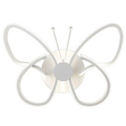 Modern LED Wall Lights Butterfly Shape Creative Metal Acrylic Living Room Hallway Bedroom Hotel rooms Bedside Lamp