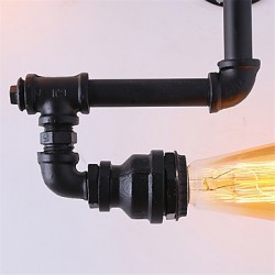 3 Heads Vintage Industrial Pipe Wall Lights Black Creative Lights Restaurant Cafe Bar Decoration lighting