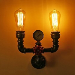 2 Heads Vintage Industrial Metal Wall Lights Restaurant Cafe Bar Decoration lighting