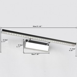 7 LED Integrated Modern/Contemporary Electroplated Feature for LED,Downlight Bathroom Lighting Wall Light