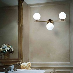 Glass Wall Lamp Modern/Contemporary Bronze Feature for Mini Style Uplight Wall Sconces Wall Light