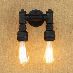 80 E26/E27 Rustic/Lodge Country Retro Painting Feature for Mini Style Bulb Included,Ambient Light Wall Sconces