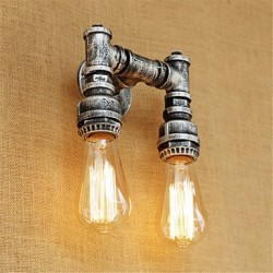 80 E26/E27 Rustic/Lodge Country Retro Painting Feature for Mini Style Bulb Included,Ambient Light Wall Sconces