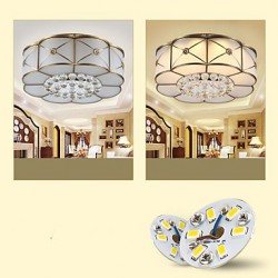 36 Traditional/Classic / Rustic/Lodge LED / Bulb Included Brass Metal Flush Mount Living Room / Bedroom / Dining Room