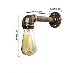 40W E27 Rustic/Lodge Traditional/Classic Antique Brass Feature for Bulb Included,Ambient Light Wall Sconces Wall Light