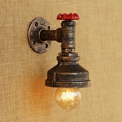 40W E26/E27 Country Retro Painting Feature for Bulb Included,Ambient Light Wall Sconces Wall Light