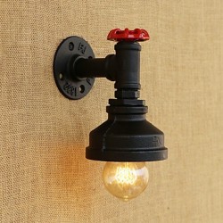 40W E26/E27 Country Retro Painting Feature for Bulb Included,Ambient Light Wall Sconces Wall Light