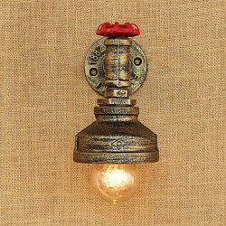 40W E26/E27 Country Retro Painting Feature for Bulb Included,Ambient Light Wall Sconces Wall Light