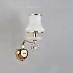 E14 Modern/Contemporary Electroplated Feature for CrystalAmbient Light Wall Sconces Wall Light