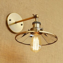 40w E26/E27 Rustic/Lodge Country Retro Electroplated Feature for Mini Style Bulb Included Ambient Light Wall Sconces