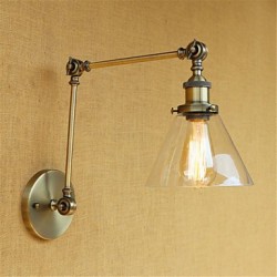 40w E26/E27 Country Retro Electroplated Feature for Mini Style Bulb Included Eye Protection Swing Arm Lights