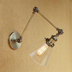 40w E26/E27 Country Retro Electroplated Feature for Mini Style Bulb Included Eye Protection Swing Arm Lights