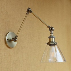 40w E26/E27 Country Retro Electroplated Feature for Mini Style Bulb Included Eye Protection Swing Arm Lights