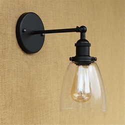 40w E26/E27 Country Retro Painting Feature for Mini Style Bulb Included Eye Protection Ambient Light Wall Sconces