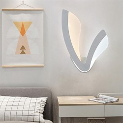 Modern 10W LED Wall Lights Simplicity Style Acrylic Lighting Living Room Hallway Bedroom Hotel rooms Bedside Lamp